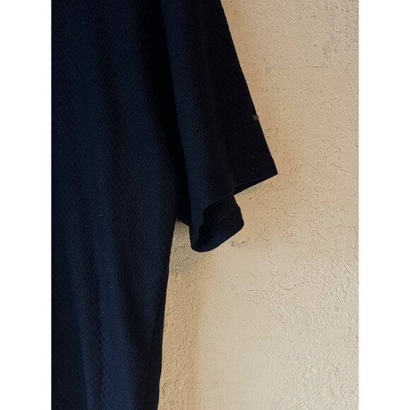 Nike Dri-FIT Men's Navy Blue Short Sleeve Cycling Jersey M shirt 1/4 zip READ - Picture 3 of 8